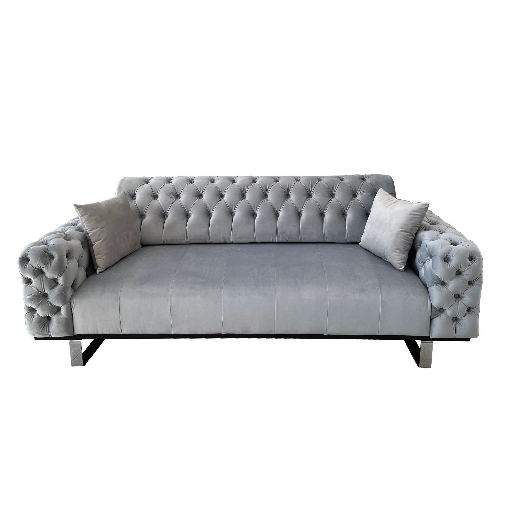 Canapea extensibila 3 locuri Opulenza, gray, 225 x 100 x 85 cm 2