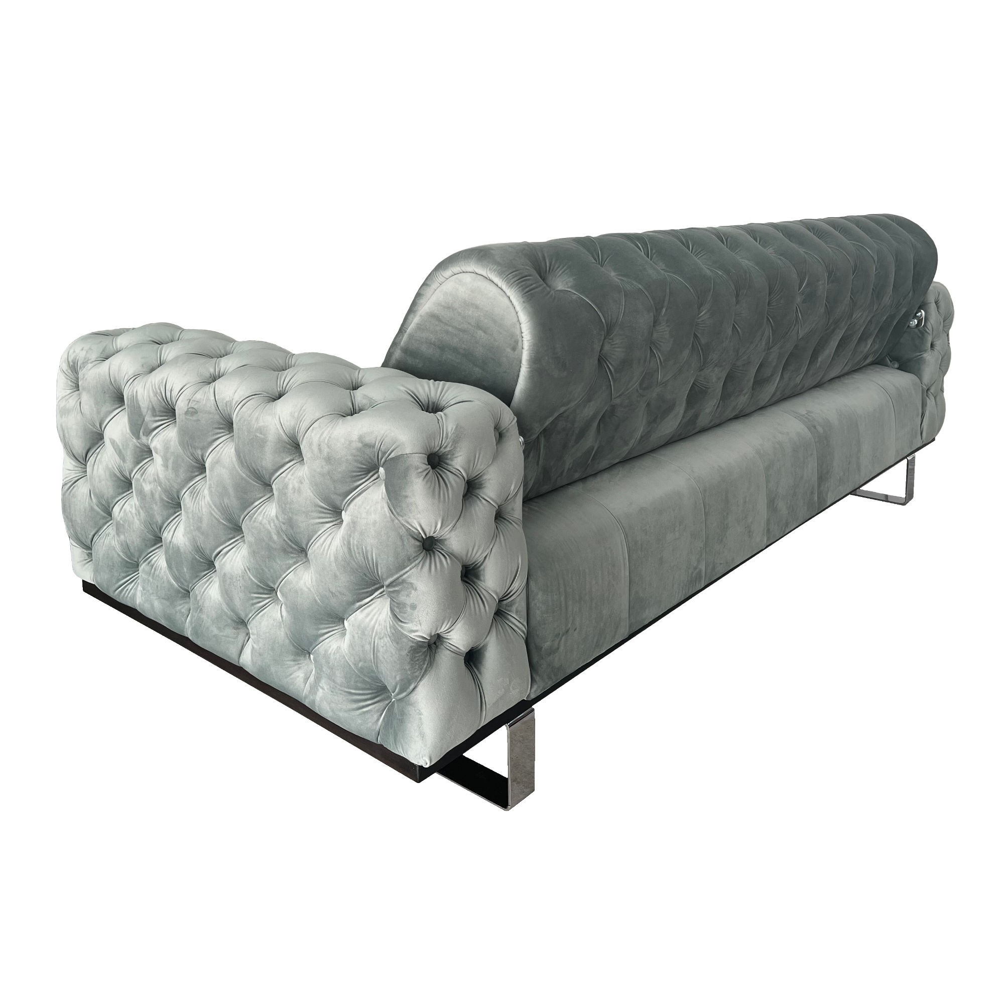 Canapea extensibila 3 locuri Opulenza, verde 34, 225 x 100 x 85 cm 5